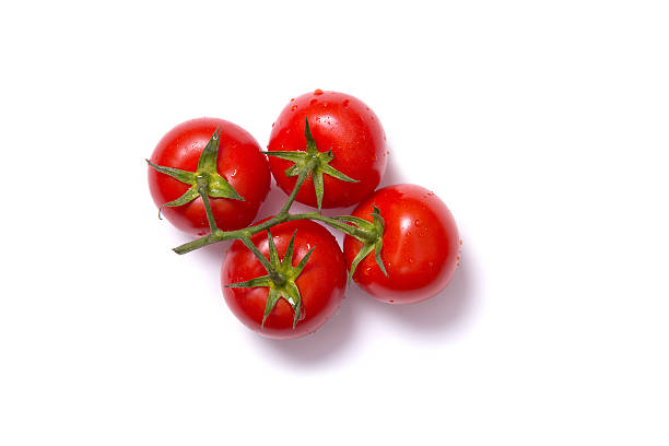 istock Top view of bunch of fresh tomatoes 487698048