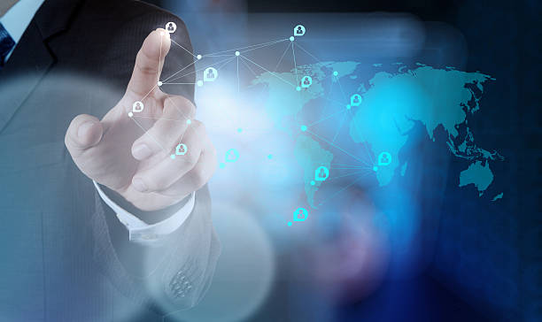 istock businessman working with new modern computer show social network 487700746