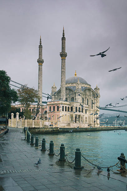 istock Ortakoy Mosque in the rain 487701734