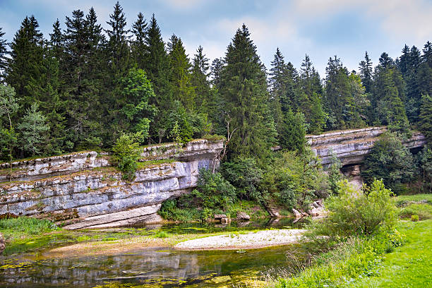 fiume doubs - doubs river foto e immagini stock