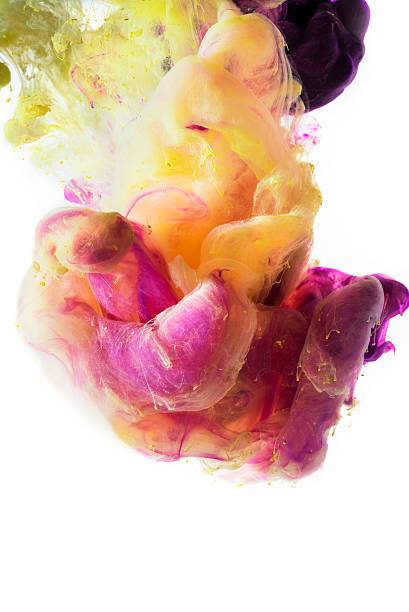 istock Colorful abstract painting underwater 487707542