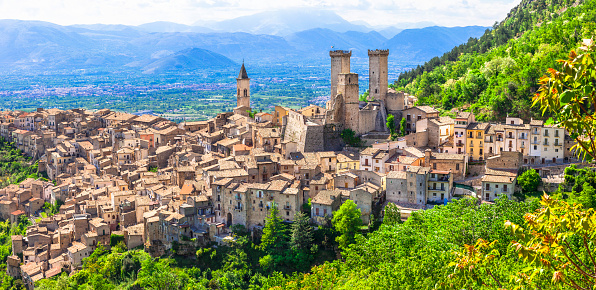 Beautiful Medieval Villlages Of Italy.Pacentro,Abruzzo.
