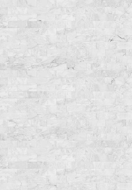 istock Gray marble tiles seamless flooring, wall texture, 487719050