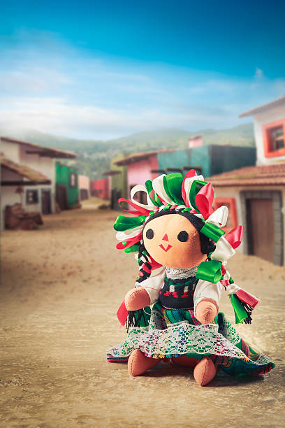 istock Mexican rag doll on a traditional village 487719620
