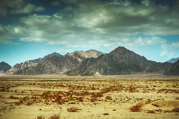 mountains of Sinai stock photo