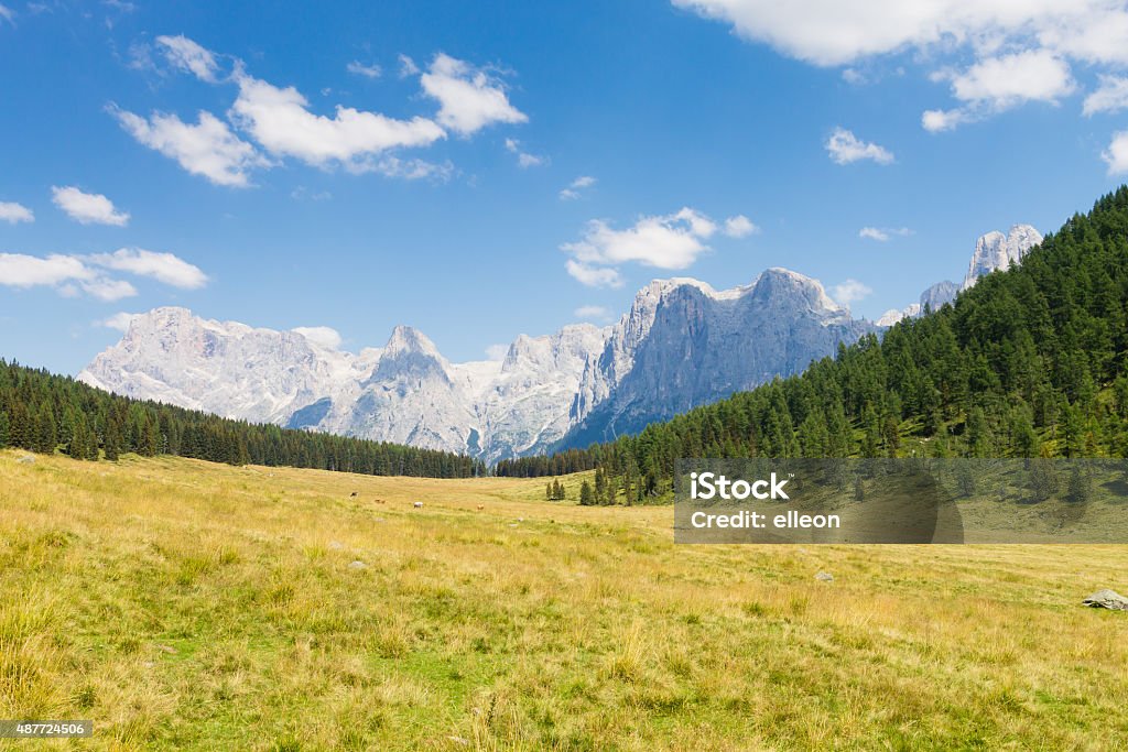 Hermosa panorama alpino - Foto de stock de 2015 libre de derechos