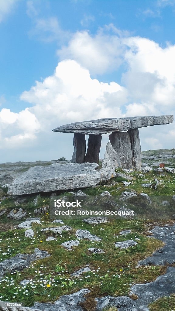 Poulnabrone-dolmen, Irland - Lizenzfrei Begräbnisstätte Stock-Foto
