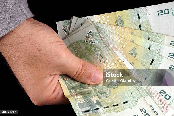 Thai Currency Stock Photo - Download Image Now - Bhumibol Adulyadej, Black Color, Business