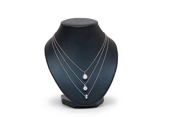 istock Necklace isolated on the white background 487727241