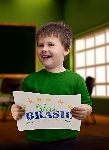 istock Boy Brazilian fans 487727387