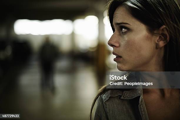 Somethings Not Right Here Stock Photo - Download Image Now - Fear, Women, One Woman Only