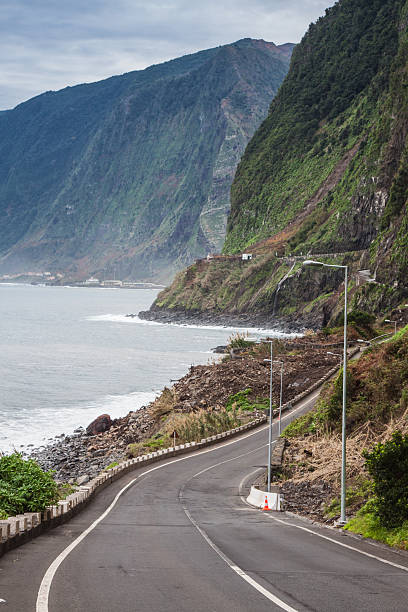 istock an empty road in Madeira island, Portugal 487729457