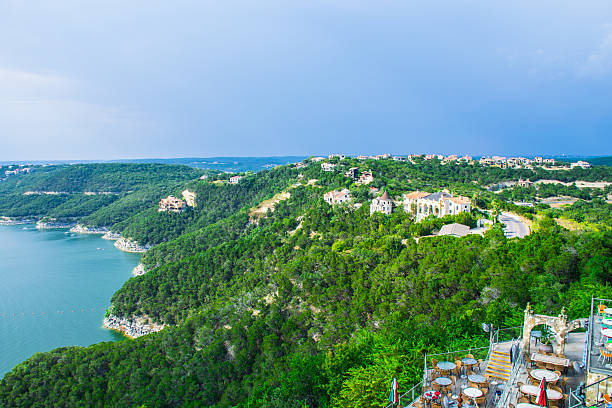Lake Travis View Hill Country 2015 Lake Travis View Hill Country 2015 . Travis Lake , West Austin Texas the Paradise of Central Texas. west lake stock pictures, royalty-free photos & images