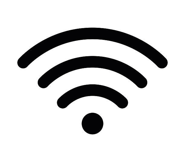 Wifi symbol vector art illustration