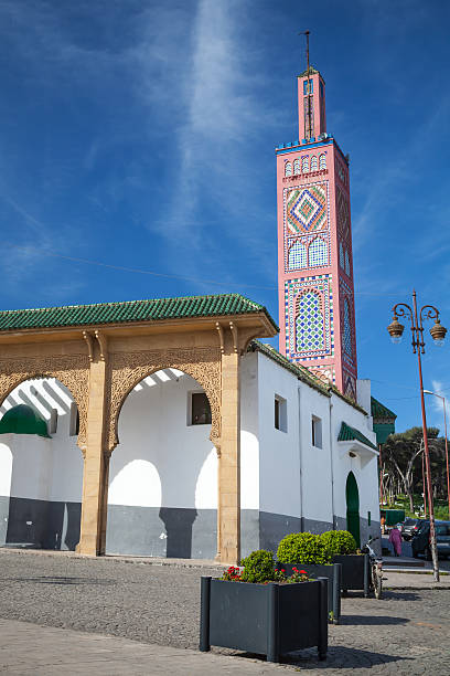 istock Old colorful mosque in Tangier town, Morocco 487745389