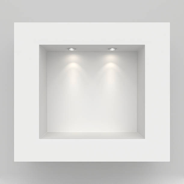 istock Boutique in the top wall with light sources 487745390
