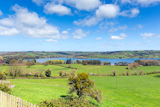istock View of Blagdon Lake Somerset with blue sky 487747439