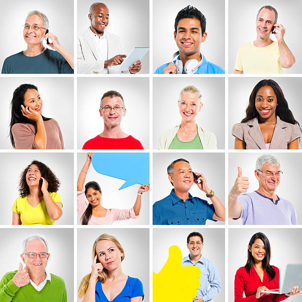 istock Group Of Individuals Smiling And Giving Thumbs Up 487747455