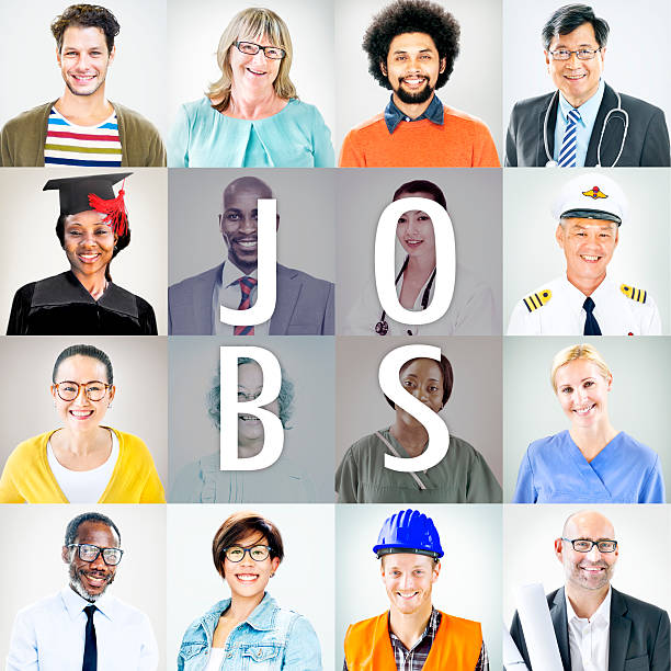 istock Portrait of Multiethnic Mixed Occupations People 487747497