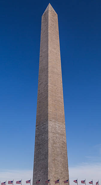 Washington Monument stock photo