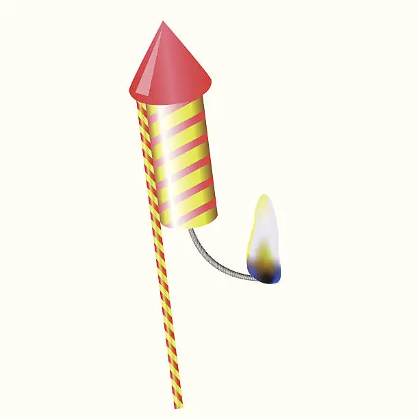 Vector illustration of firework