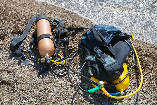 istock Set of Scuba Diving equipment. 487751939