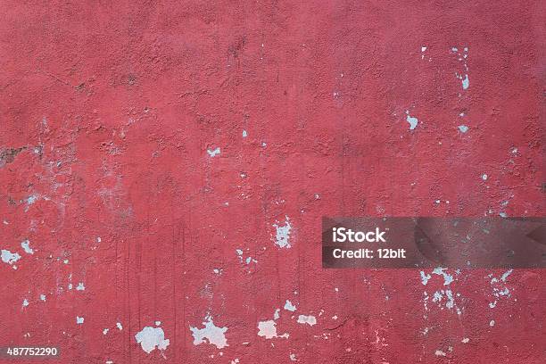 Red Wall Stock Photo - Download Image Now - 2015, Abstract, Antique