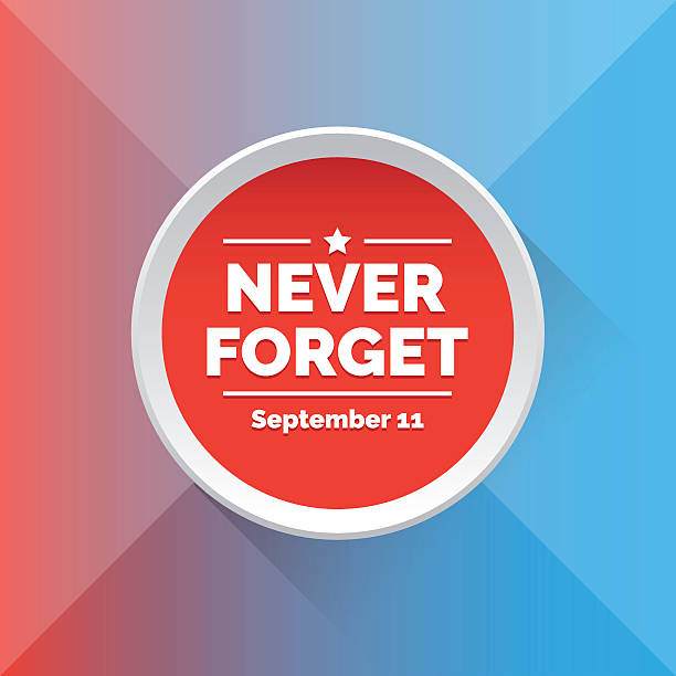 Never forget - September 11 Never forget - September 11 never the same stock illustrations