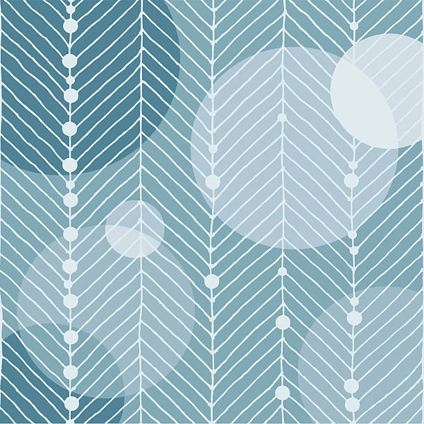 Christmas motif, white lines, circles and globes vector art illustration