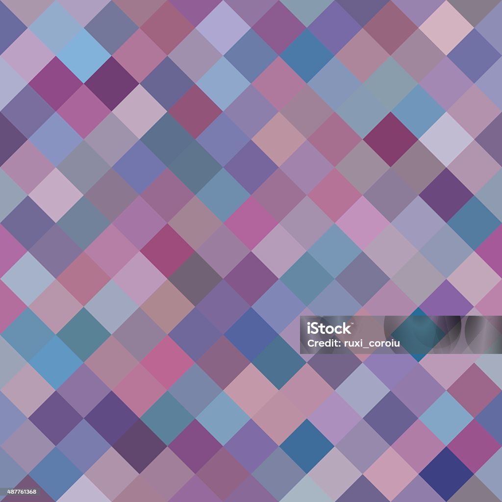 Random Pattern Purple Geometric Background With Random Colored Purple Diamonds Seamless ...