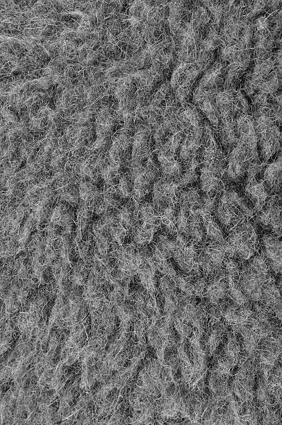 istock Raw Merino Sheep Wool Macro Closeup, Large Detailed Grey Texture 487765210