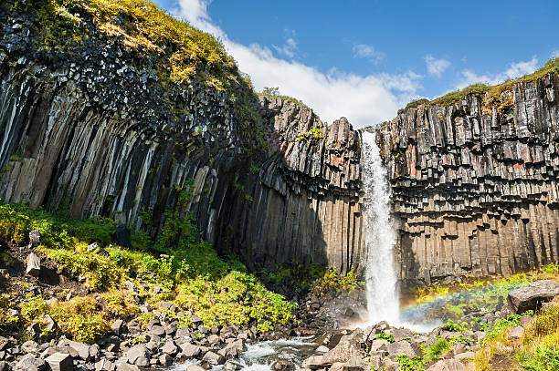 istock Beautiful waterfall Svartifoss in Iceland 487768404