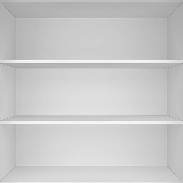 istock Blank exhibition boutique with shelves 487768626