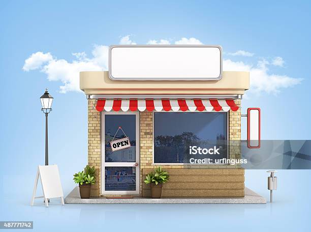 Concept Of Shop Stock Photo - Download Image Now - Store, Small, Supermarket