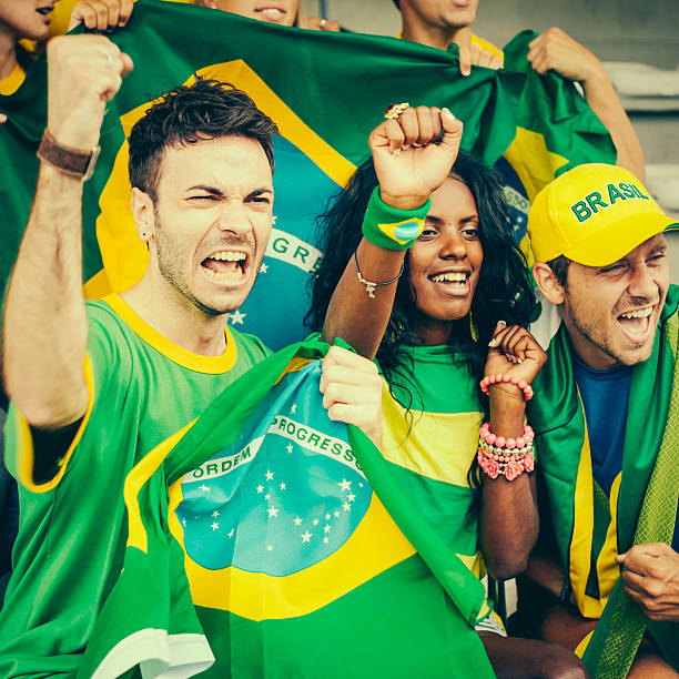 istock Brazil Supporters at the Stadium 487772231