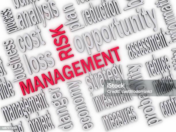 Wordcloud Word Tags Of Risk Management Stock Photo - Download Image Now - Leadership, Manager, Risk