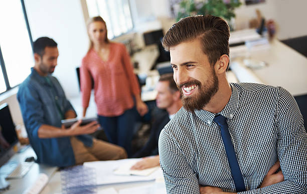 istock He's happy with how things are going for the team 487773545