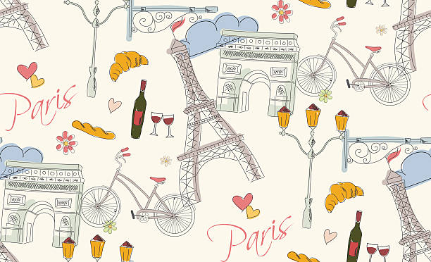 5,900+ Paris Pattern Illustrations, Royalty-Free Vector Graphics & Clip ...