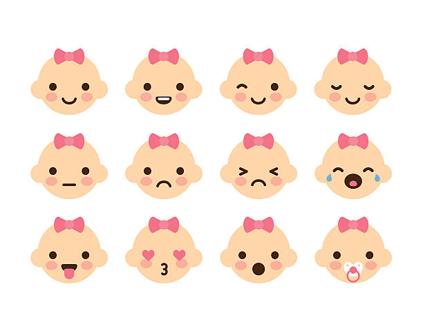 Baby Girl Emoticons Stock Illustration - Download Image Now - Baby - Human Age, Human Face, Tied Bow - iStock Baby Girl Emoticons Stock Illustration - Download Image Now - Baby - Human Age, Human Face, Tied Bow - iStock