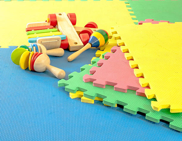 istock close up toy on  rubber foam  Puzzles 487784009