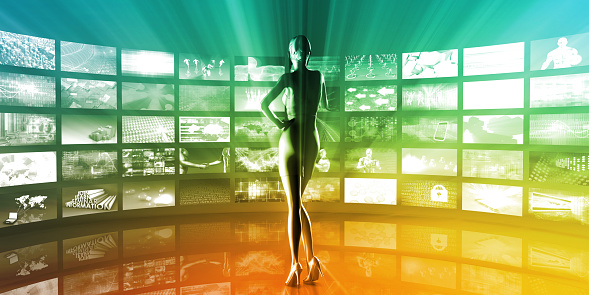Multimedia Entertainment with Futuristic Video Gallery Art