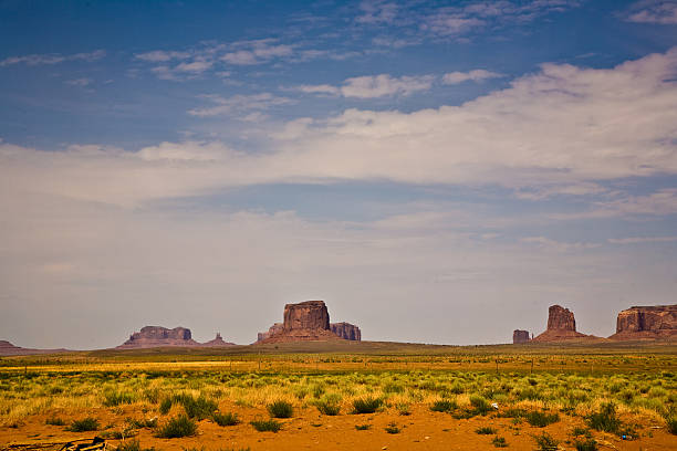 giant sandstone formation in the Monument valley giant sandstone formation in the Monument valley david merrick photos stock pictures, royalty-free photos & images