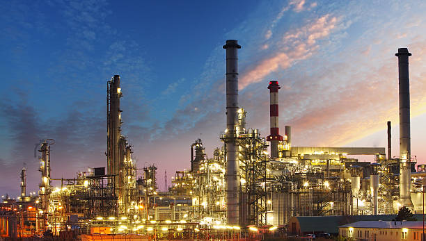 istock Oil Industry - refinery factory 487790030