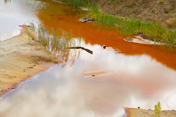 istock Ecological catastrophy in mud sand quarry 487790818