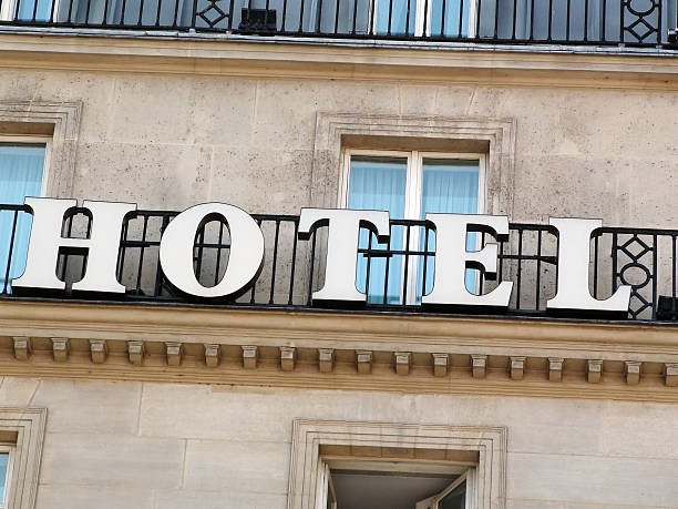 istock Close Up Of Hotel Sign 487791712