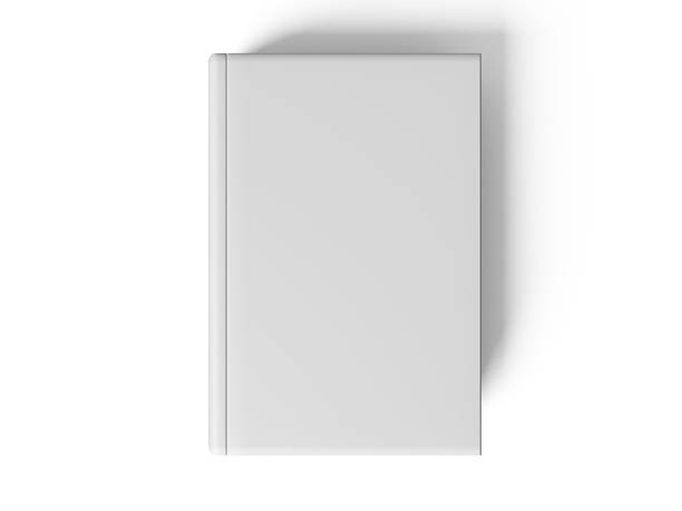 istock Black pen on white open book, on white background. 487795800