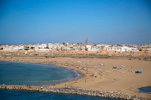 Beach in Rabat, Morocco