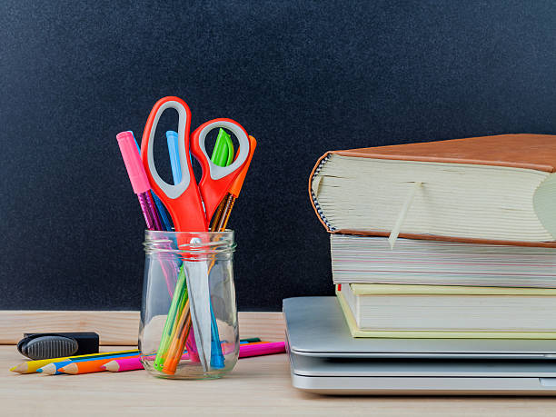 istock Back to school concept with school supplies . 487796728
