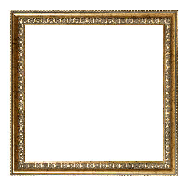 istock square baroque style golden wooden picture frame 487796946