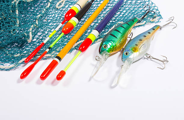 istock wobbler, floats and fishing accessories 487797764